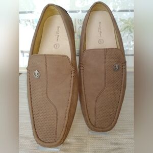 Bruno Marc Brown Faux Leather Driving Mocs. Size 12. Beautiful.